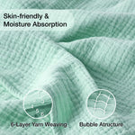 Muslin Blanket Six-Layer Cotton Breathable Machine-Washable