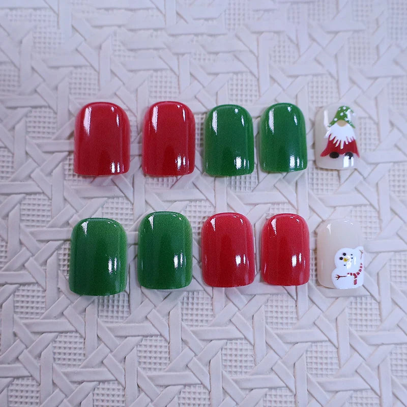 Nail Art Kit Christmas Festive Designs Long-Lasting & Chip-Resistant