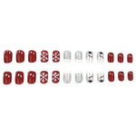 Nail Art Kit Winter Snowflake Base Coats & Glitter