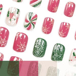 Nail Art Set Premium Gel Holiday Snowflake Designs
