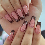Nail Art Set Self-Adhesive Holiday Designs Long-Lasting Wear