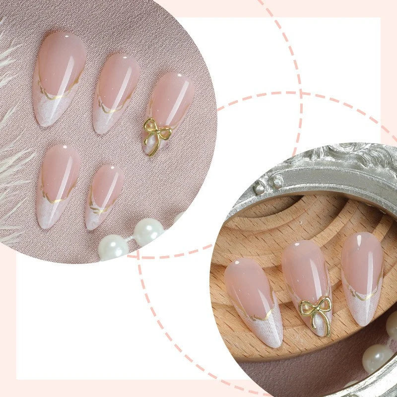 Nail Art Stickers Gold Accents Intricate Patterns