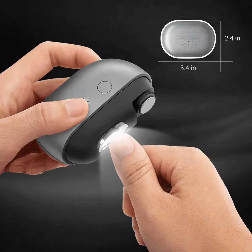 Nail Clipper Stainless Steel Ergonomic Design For Precise Trimming