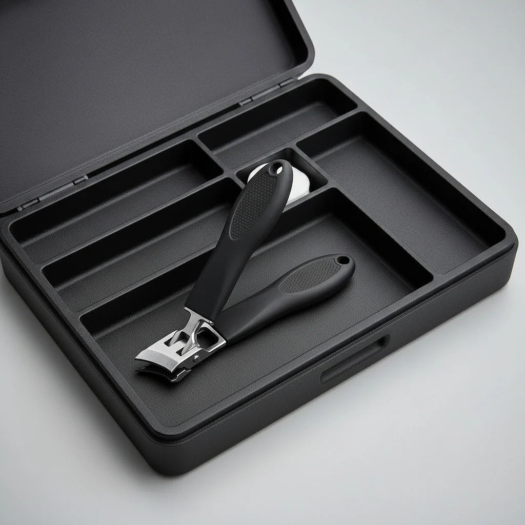Nail Clipper Stainless Steel Extra-Wide Opening Ergonomic Handle