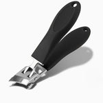 Nail Clippers Stainless Steel Wide Jaw Non-Slip Grip