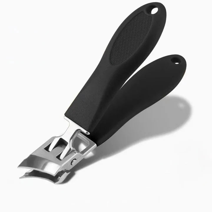 Nail Clippers Stainless Steel Wide Jaw Non-Slip Grip