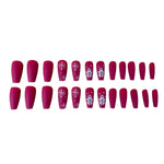 Nail Extensions Acrylic Jelly Festive Snowflake Long-Lasting Hold