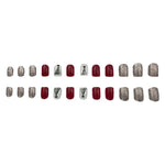 Nail Gel Intricate Holiday Patterns Non-Toxic & Long-Lasting