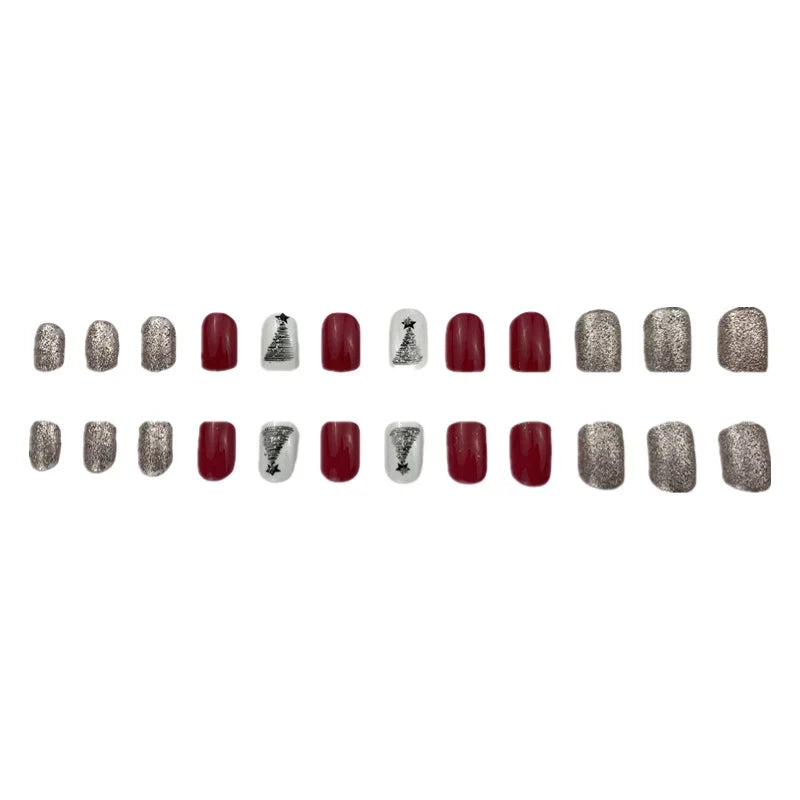 Nail Gel Intricate Holiday Patterns Non-Toxic & Long-Lasting