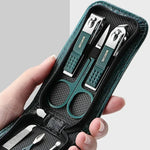 Nail Grooming Kit 6-Piece Stainless Steel Travel Case