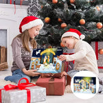 Nativity Advent Calendar 24 Plastic Figures for Christmas Story Play