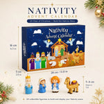 Nativity Advent Calendar 25-Piece Set For Children
