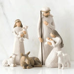 Nativity Set Handcrafted Reclaimed Barn Wood 20-Piece