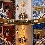 Nativity Wall Hanging Warm LED Battery-Powered Lights