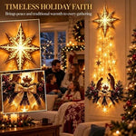 Nativity Wall Ornament Warm White LED Lights