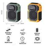 Neck Fan Hands-Free Rechargeable 6000mAh