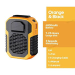 Neck Fan Hands-Free Rechargeable 6000mAh
