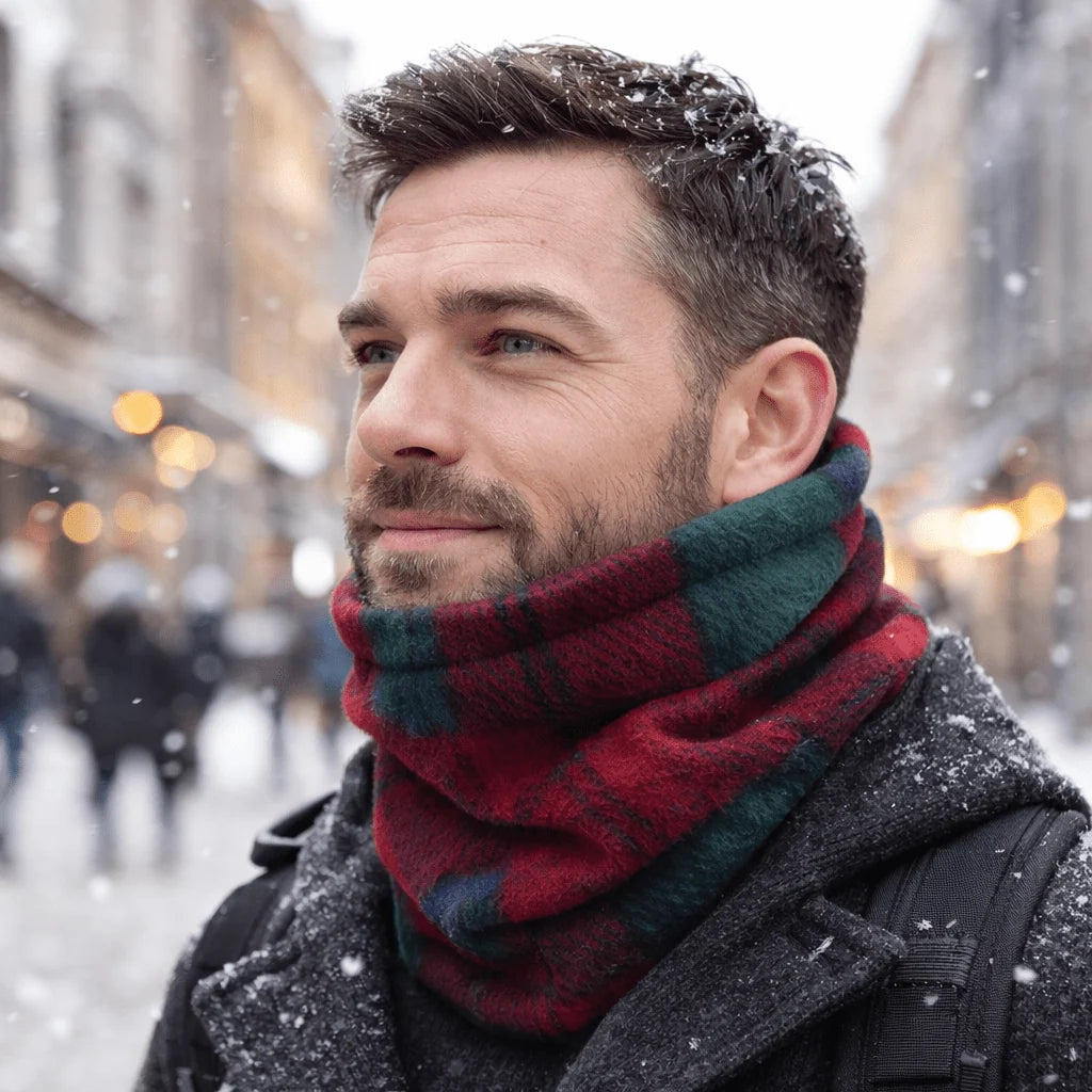 Neck Gaiter Fleece-Lined Adjustable Breathable Face Covering