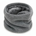 Neck Gaiter Thermal Knit Windproof Stretch Fit