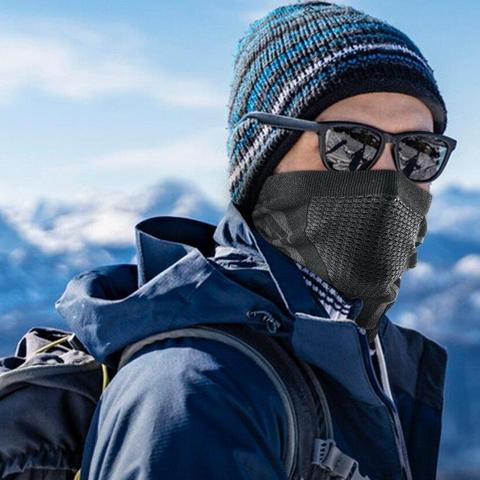 Neck Gaiter Thermal Spandex Breathable Mouth Hole