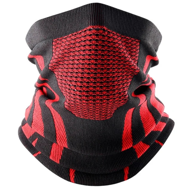 Neck Gaiter Thermal Spandex Breathable Mouth Hole