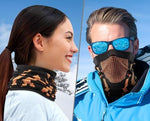 Neck Gaiter Thermal Spandex Breathable Mouth Hole