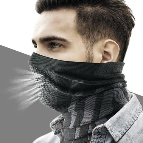 Neck Gaiter Thermal Spandex Breathable Mouth Hole