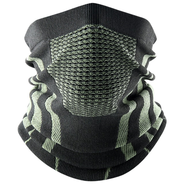 Neck Gaiter Thermal Spandex Breathable Mouth Hole