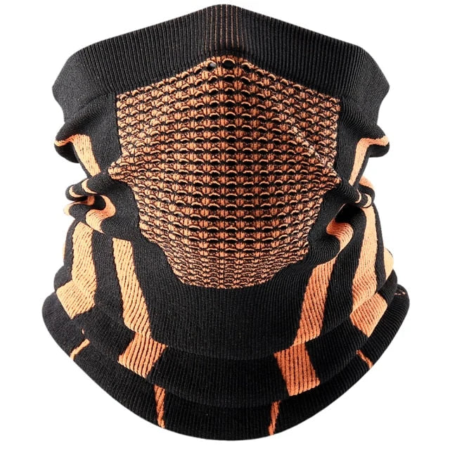 Neck Gaiter Thermal Spandex Breathable Mouth Hole