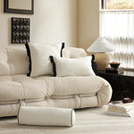 Neck & Lumbar Roll Pillow Quilted Cotton Removable Cover