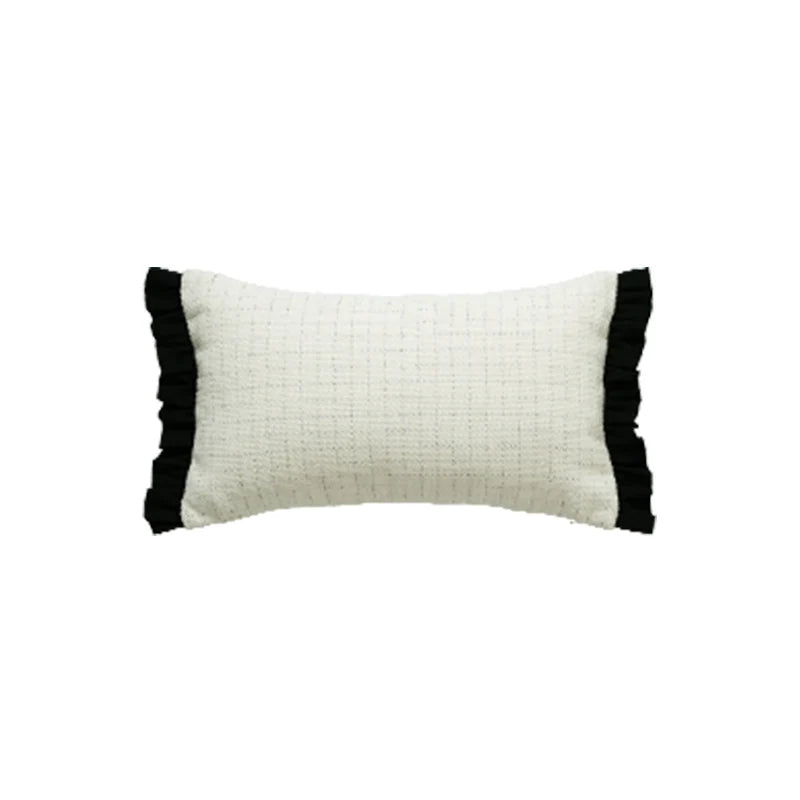 Neck & Lumbar Roll Pillow Quilted Cotton Removable Cover