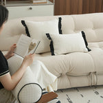 Neck & Lumbar Support Pillow Ergonomic Cylindrical Removable Cover