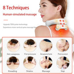 Neck Massager Vibration Heat Pulse Therapy