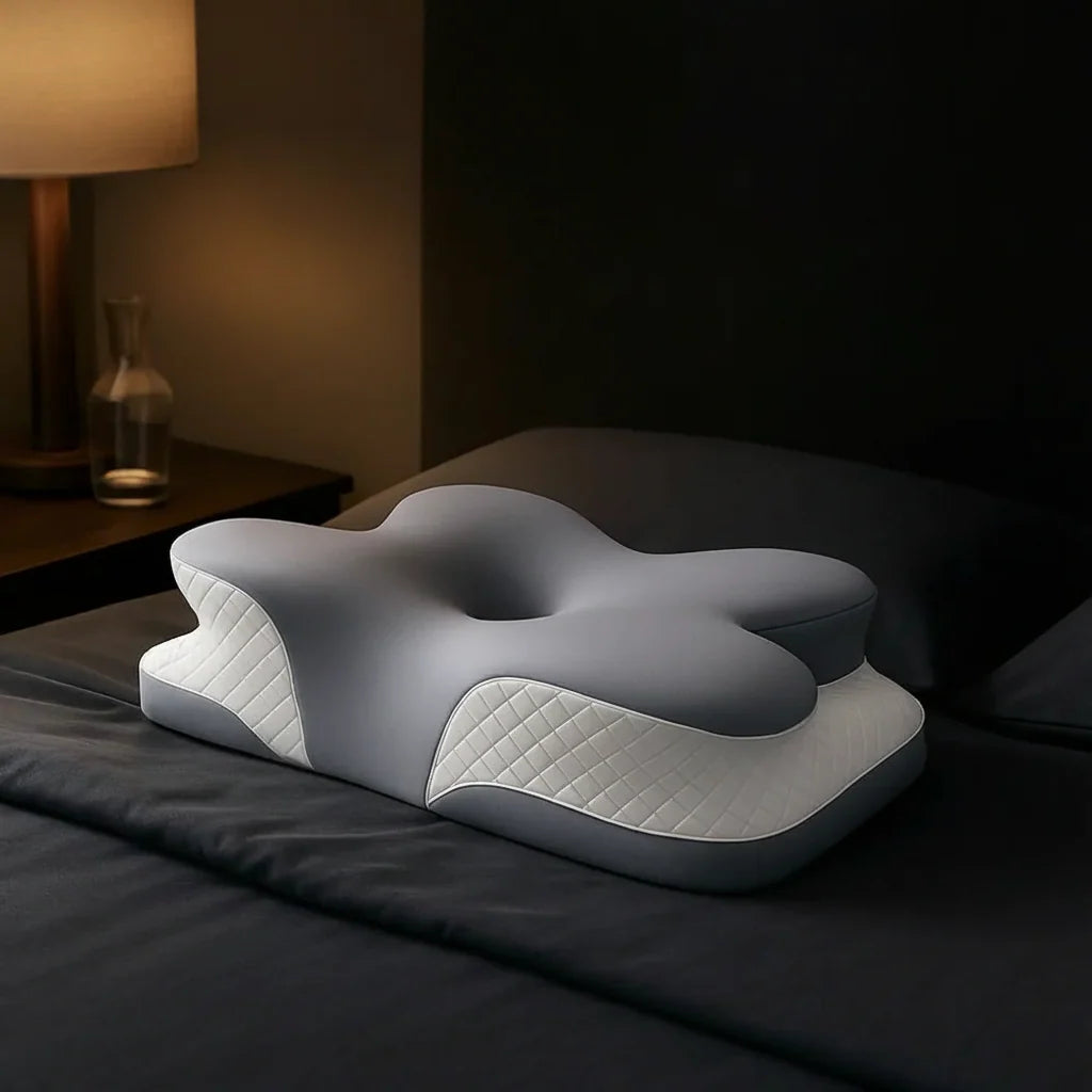 Neck Pillow Butterfly Contour Memory Foam & Washable Cover