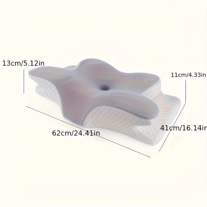 Neck Pillow Butterfly Contour Memory Foam & Washable Cover