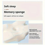 Neck Pillow Butterfly Contour Memory Foam & Washable Cover