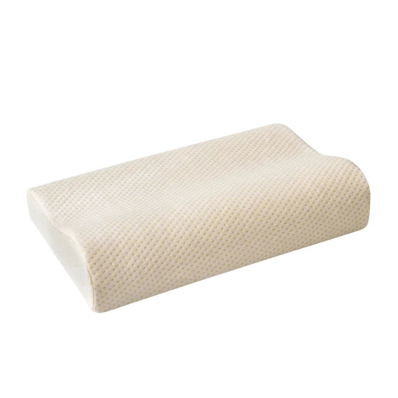 Neck Pillow Ergonomic Memory Foam Bamboo Fiber Cover
