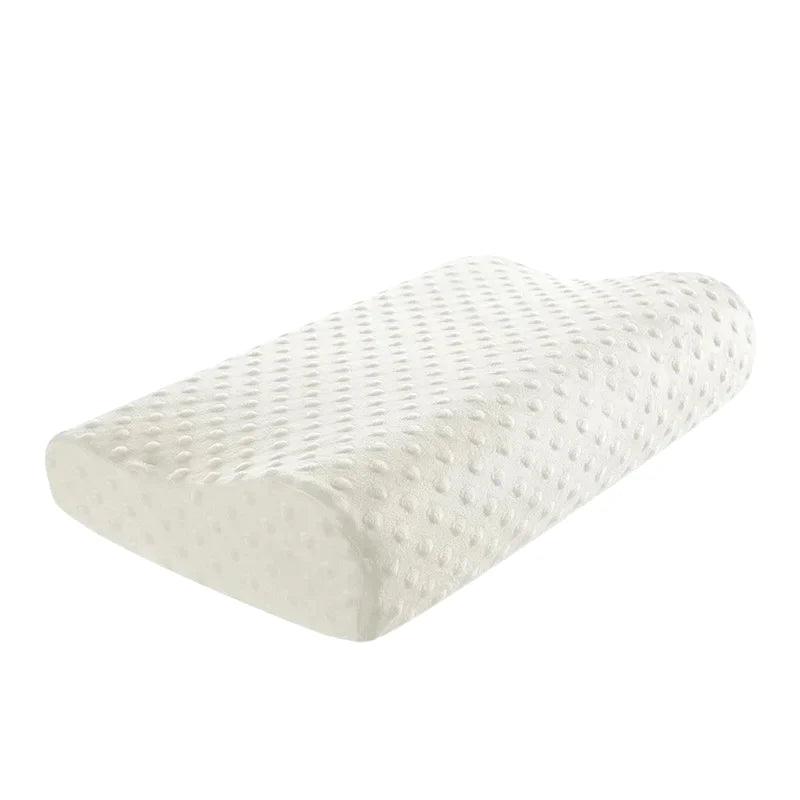 Neck Pillow Ergonomic Memory Foam Bamboo Fiber Cover