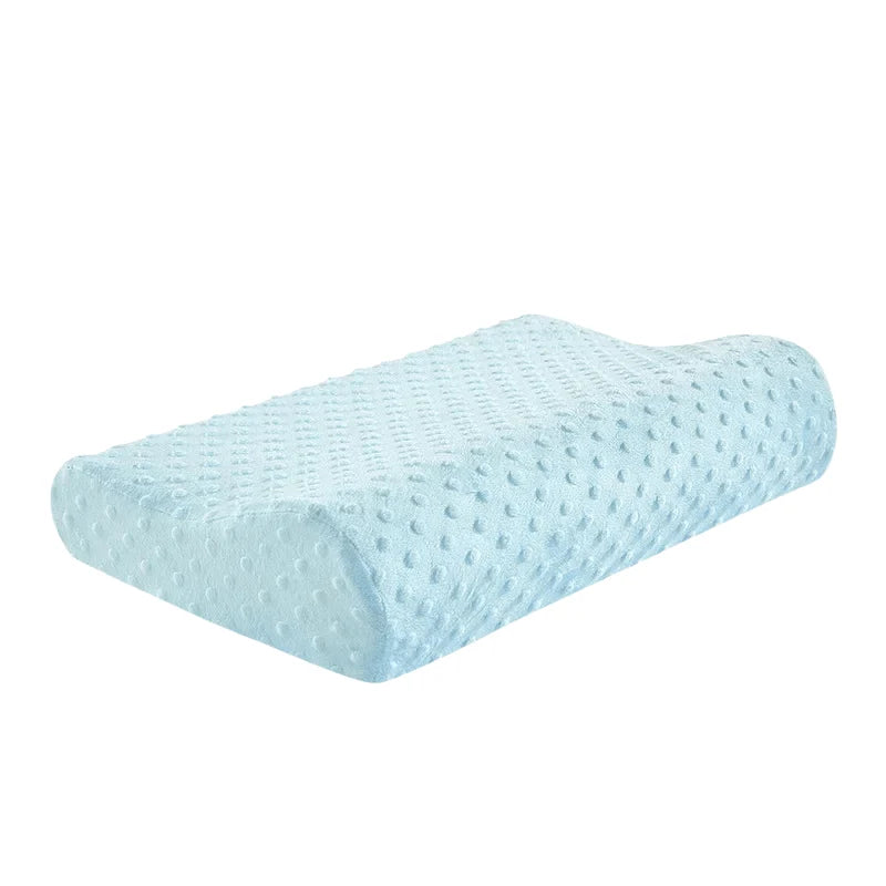 Neck Pillow Ergonomic Memory Foam Bamboo Fiber Cover