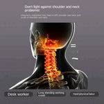 Neck Pillow Ergonomic Support Textured Massage Surface