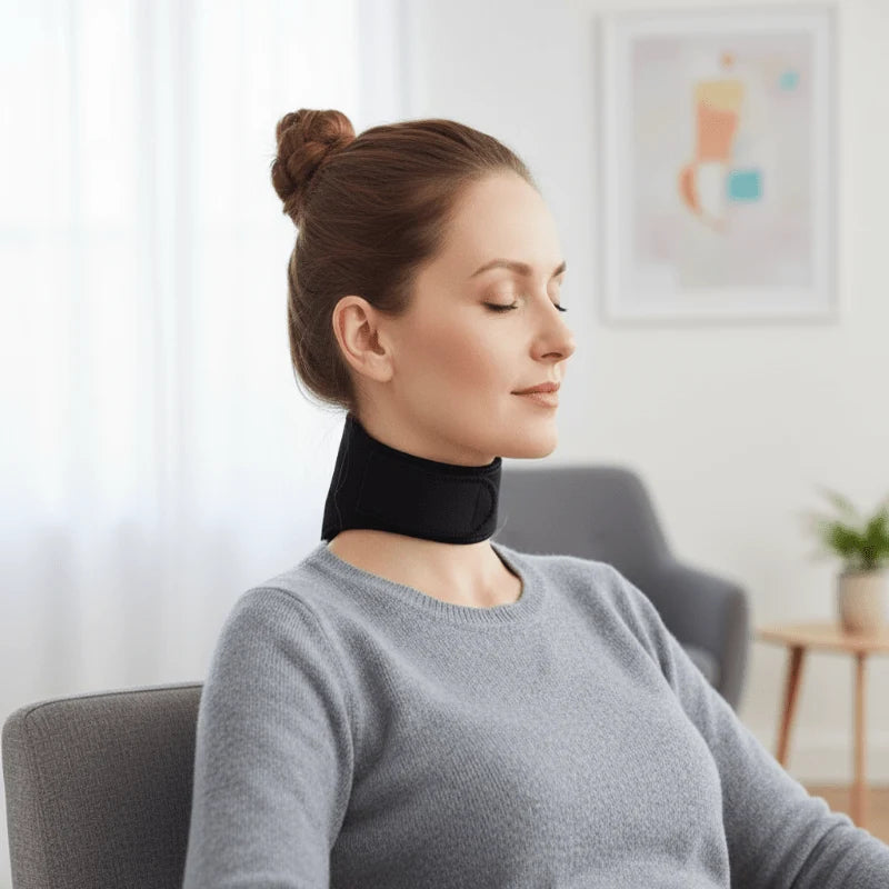 Neck Pillow Heated Ergonomic Portable Lightweight