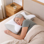 Neck Pillow Memory Foam Dual-Height Washable Cover