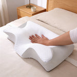 Neck Pillow Memory Foam Dual-Height Washable Cover