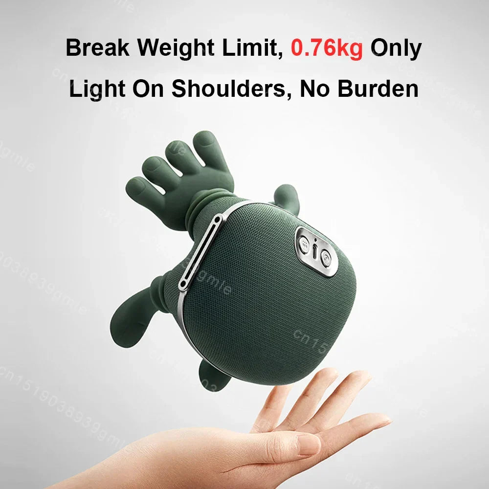 Neck & Shoulder Massager Deep-Kneading Heated 3 Intensity Levels