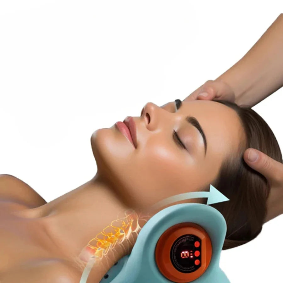 Neck & Shoulder Massager TENS & EMS Heat Therapy