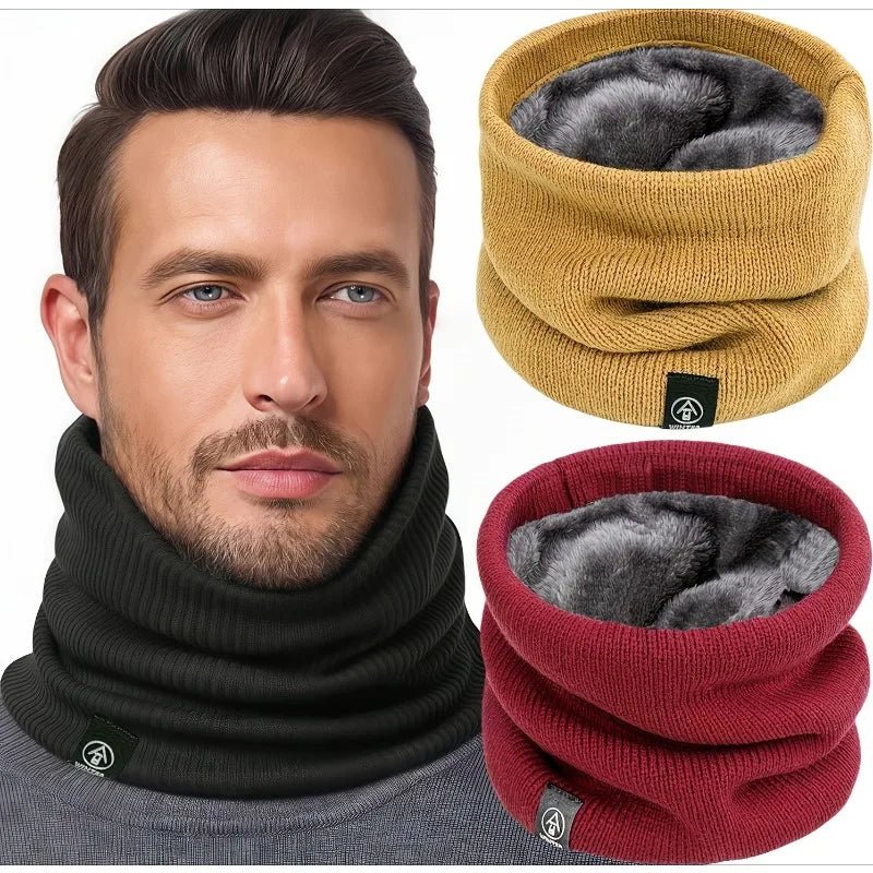 Neck Warmer Knitted Cotton Thermal Multifunctional