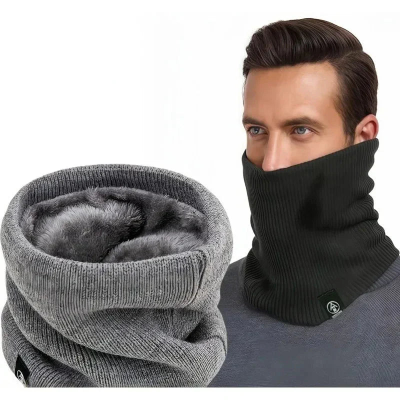 Neck Warmer Knitted Cotton Thermal Multifunctional