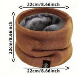 Neck Warmer Knitted Cotton Thermal Multifunctional