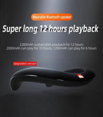 Neckband Speaker Wireless Bluetooth Dual Microphones