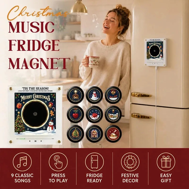 Night Light Rotating Vinyl Record NFC Link Magnetic Mount